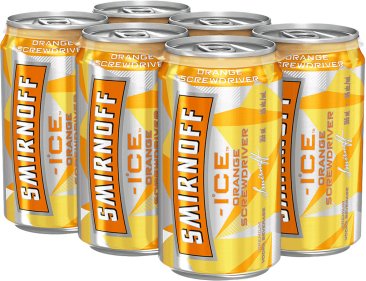 Smirnroff Ice Orange Screwdriver 6 Cans