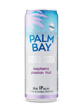 Palm Bay Vodka Soda Raspberry Passionfruit 6 Cans