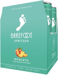 Barefoot Moscato Spritzer 4 Cans