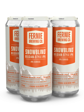 Fernie Brewing Snowblind Blegian Style IPA 4 Cans