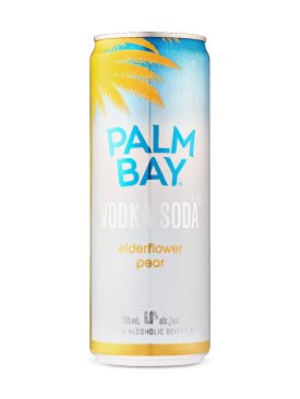 Palm Bay Vodka Soda Elderflower Pear 6 Cans