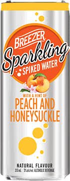 Breezer Sparkling Peach & Honey Suckle 6 Cans