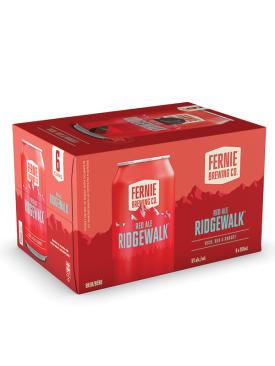 Fernie Brew Ridgewalk Red Ale 6 Cans