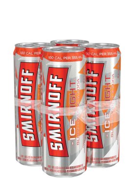 Smirnoff Ice Light Blood Orange & Soda 4 Cans