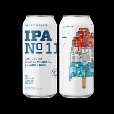 Collective Arts IPA No. 11  4 Cans