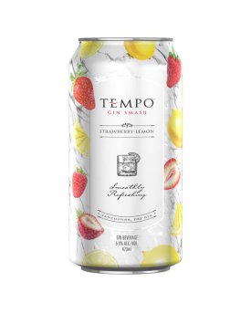 Tempo Gin Smash Strawberry Lemon 473ml