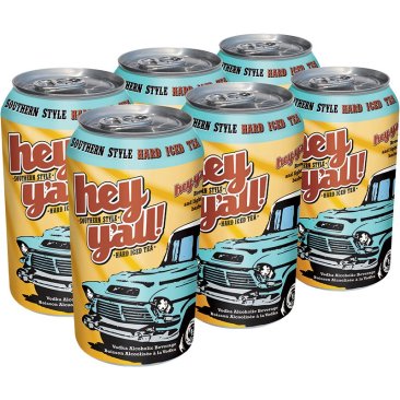 Hey Y'All Original Hard Iced Tea 12 Cans