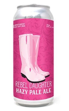 Medicine Hat Rebel Daughter Pink Boots 4 Cans