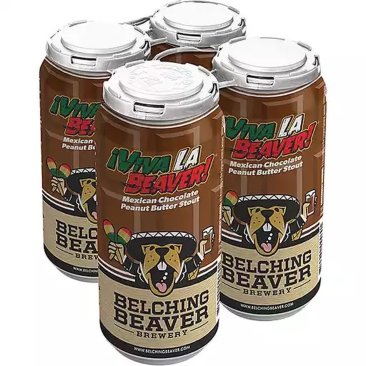 Belching Beaver Peanut Butter Milk Stout 4 Cans