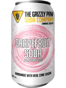 Grizzly Paw Grapefruit Soda 4 Cans