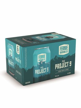 Fernie Brew Project 9 Pilsner 6 Cans