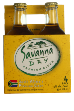 Savanna Dry Premium Cider 4 Bottles