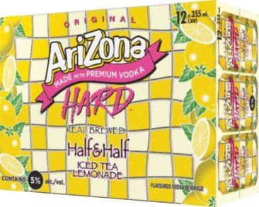 Arizona Half & Half Hard Iced Tea 12 Cans