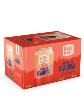 Fernie Brewing Headwall Hazy Pale Ale 6 Cans