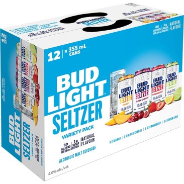 Bud Light Seltzer Hard Sodas Mixer Pack 12 Cans