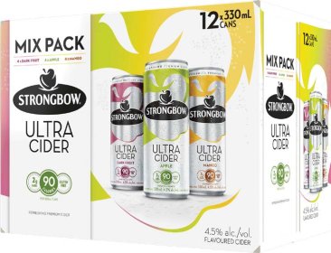 Strongbow Ultra Cider Mixer Pack 12 Cans