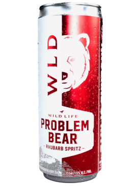 Wild Life Distillery Problem Bear Rhubarb Spritz 4 Cans