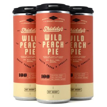 Shiddy's Wild Peach Pie 4 Cans
