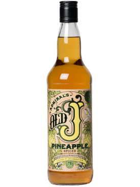 Admiral's Old J Pineapple Spiced Rum 750ml 