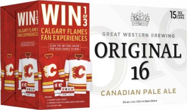 Original 16 Canadian Pale Ale Flames 15 Cans 