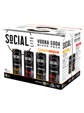 Brevy Vodka Soda Party Pack 12 Cans