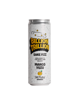 Billion Trillion Mango Yuzu Lemon Sake Fizz 4 Cans