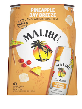 Malibu Pineapple Bay Breeze 4 Cans