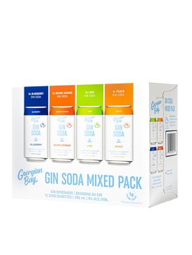 Georgian Bay Spirit Gin Soda Mixed Pack 12 Cans