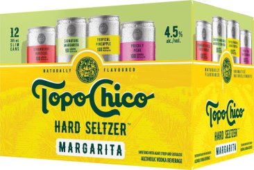 Topo Chico Hard Seltzer Margarita Variety Pack 12 cans