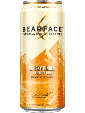 Bearface Whisky Ginger & Lime 473ml