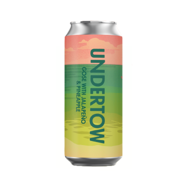 Born Brewing Undertow Gose With Jalapeno & Pineapple 4 Cans