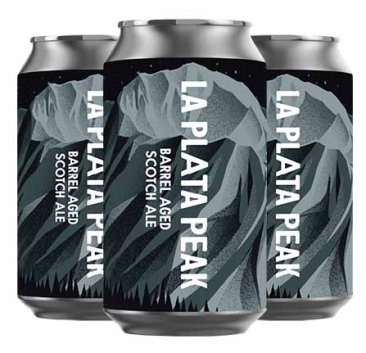 Born Brewing La Plata Barrel Aged Scotch Ale 4 Cans