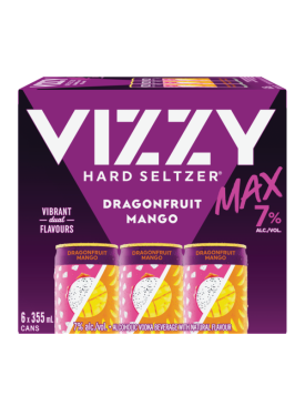 Vizzy Max Dragonfruit Mango 6 Cans