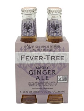 Fever Tree Smoky Ginger Ale 4 Bottles