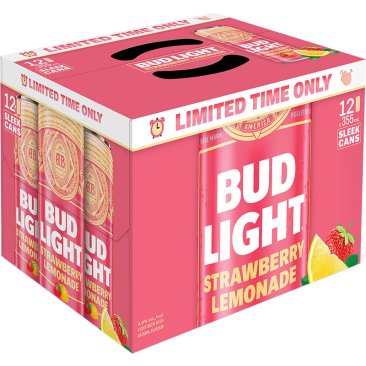 Bud Light Strawberry Lemonade 12 Cans