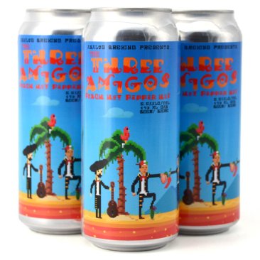 Analog Peach Hot Pepper Hefe 4 Cans