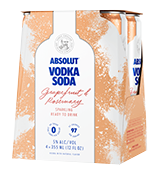 Absolut Soda Grapefruit 4 Cans