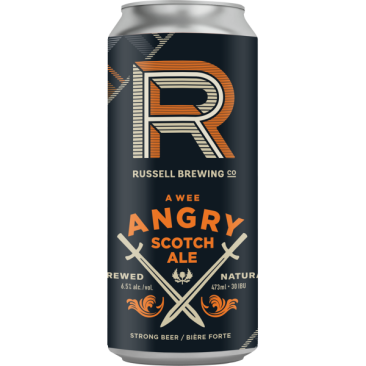 Russell Brewing Angry Scotch Ale 4 Cans