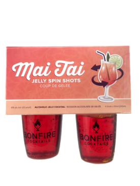 Bonfire Cocktails Mai Tai Jelly Spin Shots