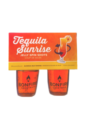 Bonfire Cocktails Tequila Sunrise Jelly Spin Shots