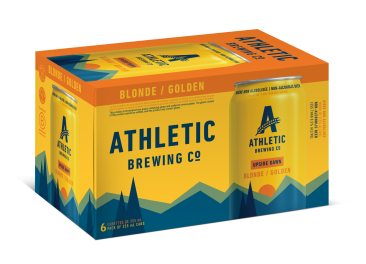 Athletic Brewing Upside Dawn Blonde Ale 6 Cans