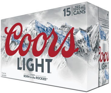 Coors Light 15 Cans