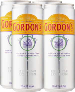 Gordon's Gin & Tonic 4 Pack