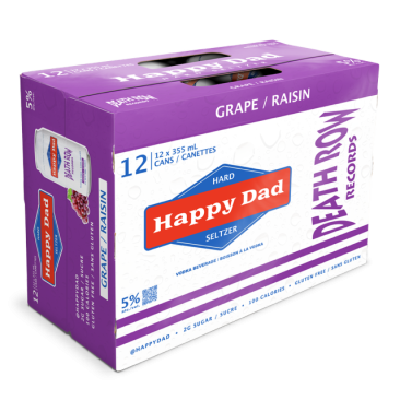Happy Dad Hard Seltzer Grape 473ml