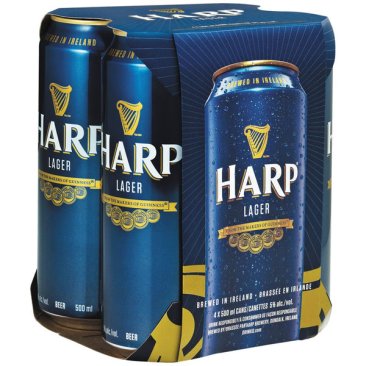 Harp Premium Lager 4 Cans