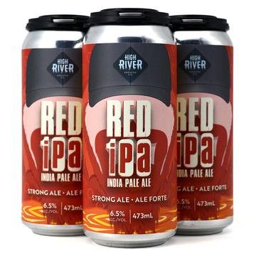 High River Brewing Red 100 IPA 4 Cans