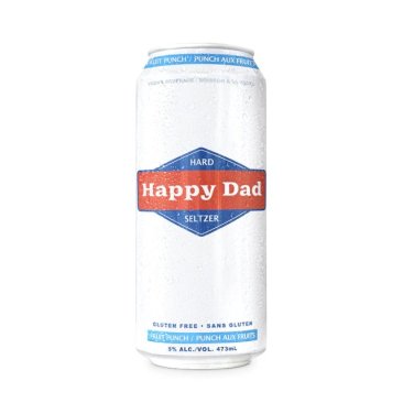 Happy Dad Hard Seltzer Fruit Punch 4 Cans 