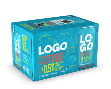 Fernie Brewing Logo Citrus 6 Cans