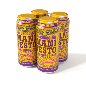 Flying Monkeys Chocolate Manifesto 4 Cans