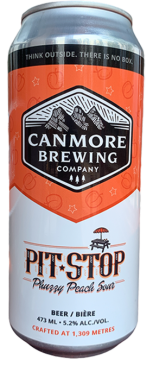 Canmore Brewing Pit Stop Phuzzy Peach Sour 4 Cans